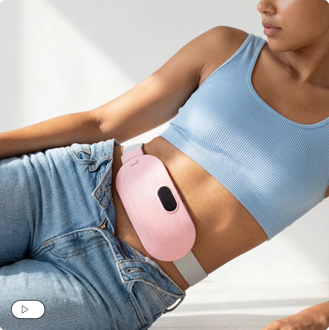 ChaleurDouce™– Ceinture chauffante et massante menstruelle