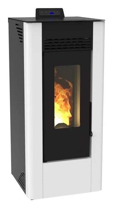Poêle à granulés étanche - FIREMATIC C12 11.6 kW — coloris blanc