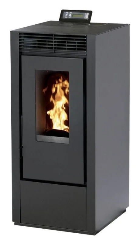 Poêle à granules étanche - INTERSTOVES Marina 11 kW — coloris noir